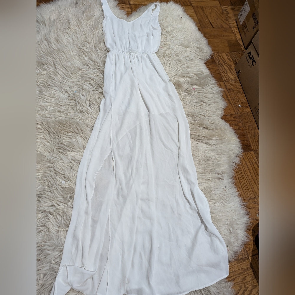 Show me your mumu maxi white Kendall maxi dress